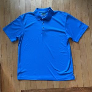 PGA Tour Men’s Cobalt Blue Golf Shirt - Size Large